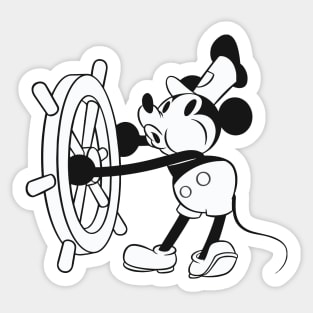 Steamboat Willie Sticker